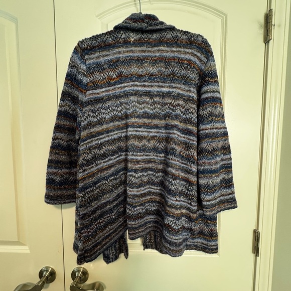 Alfred Dunner Multicolor Open Front Cardigan​ - Picture 2 of 7